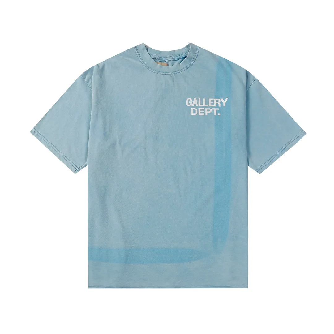 GALLERY.DEPT Summer new short-sleeved style No.: D3126#P110 Color: Green Blue Size: S M L XL
